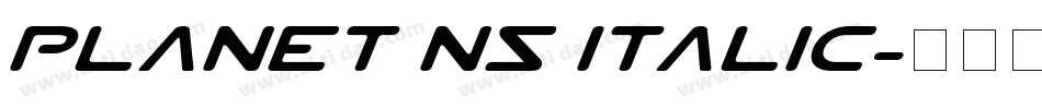 Planet NS Italic字体转换